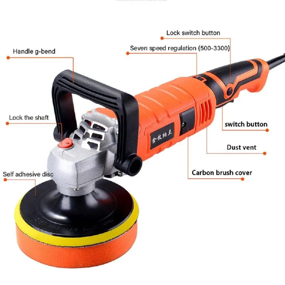 Rotary Car Polishing Machine Kit